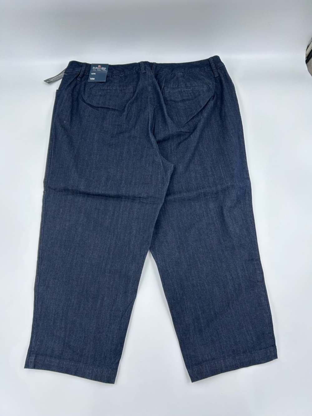 St. John's Bay Dark Indigo Capris 16W NWT - Picture 6 of 7